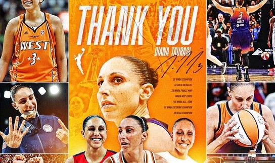 传奇落幕！WNBA巨星陶乐西宣布退役 结束20年职业生涯